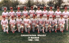 Andy McDougal; Canandaigua Braves; Family Friends